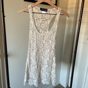 White Lace Cover- up
